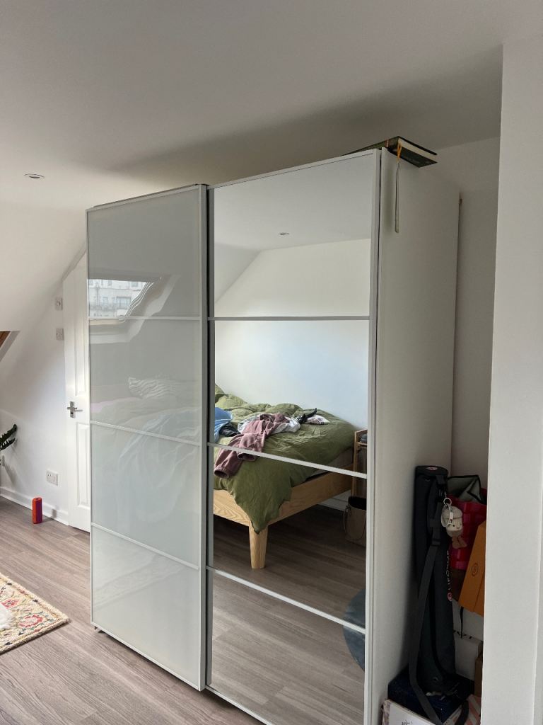 WARDROBE MIRRORED 
