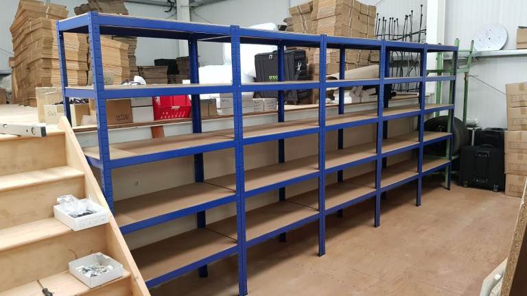 Metal Racking Bays, Garage Shelving, Storage Rack Units Shelves