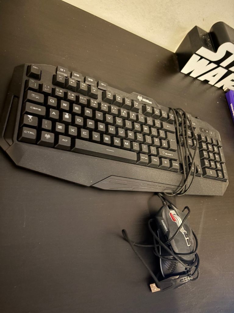 Gaming Keyboard and Mouse Bundle – Good Condition