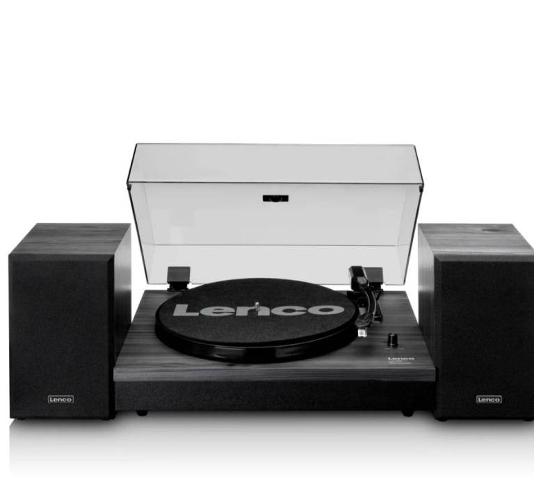 New Lenco Turntable LS-300BK V2 Blue tooth with MCC Cartridge 
