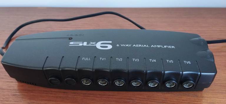 SLx 6-way TV signal booster aerial amplifier 