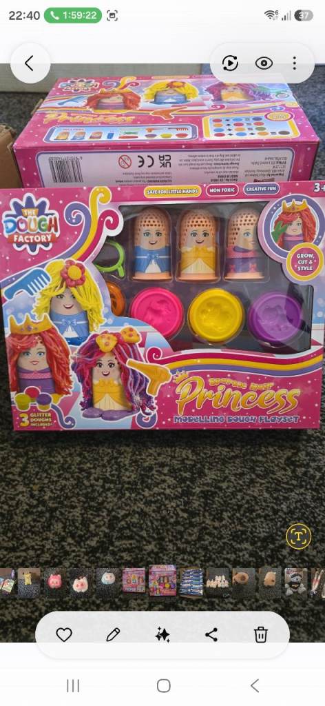 Princes play dough factory