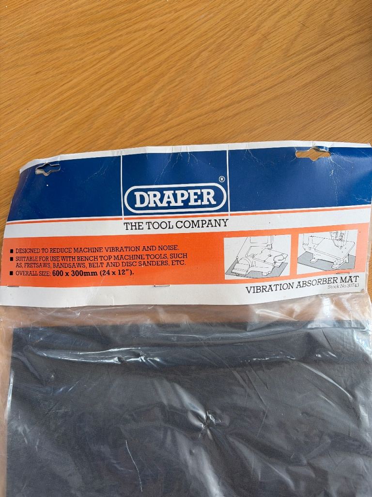 Draper Vibration Absorber Mat 600x300mm – New