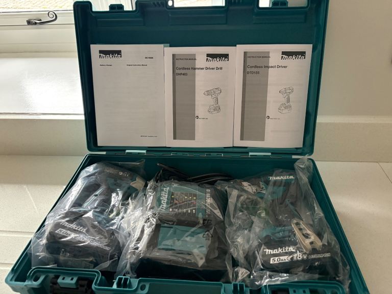 Makita DLX2221ST drill set brand new never used 