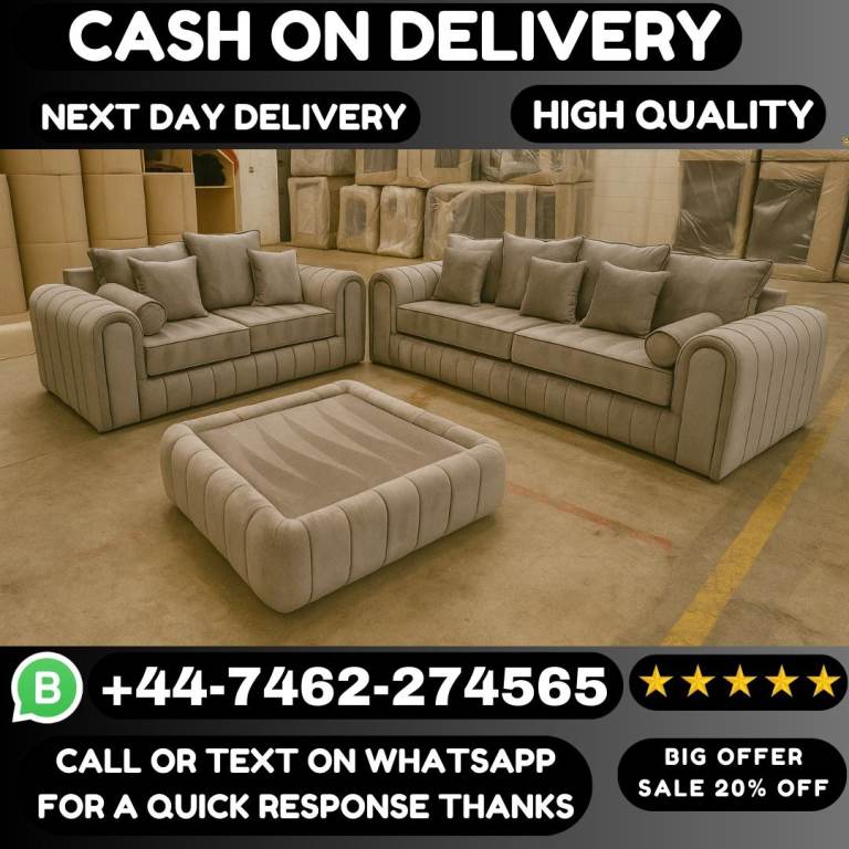 “Stylish Corner & 3+2 Lilly Sofas at Hot Prices!”