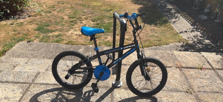 AIRWALK Kids BMX Bike – Blue and Black, Good Condition