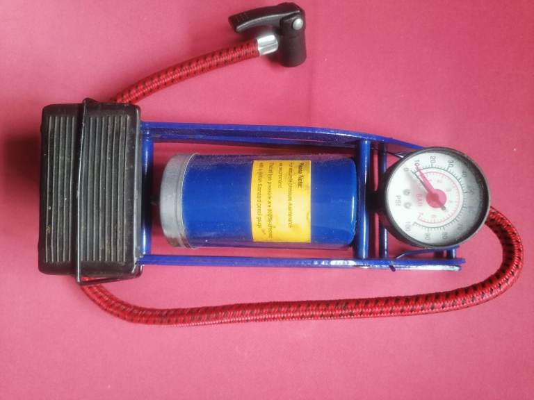Foot Pump Single Barrel Cylinder Air Inflator