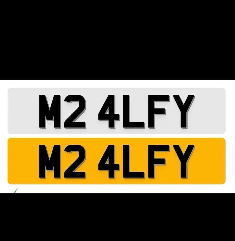 Private number plate 