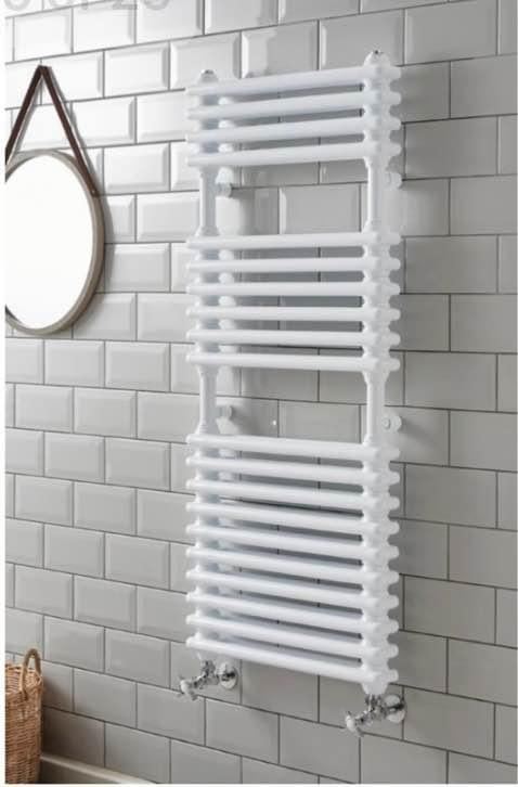 New white kolumn Bathroom Radiator 1140 x 500mm RRP £469 Our price £280