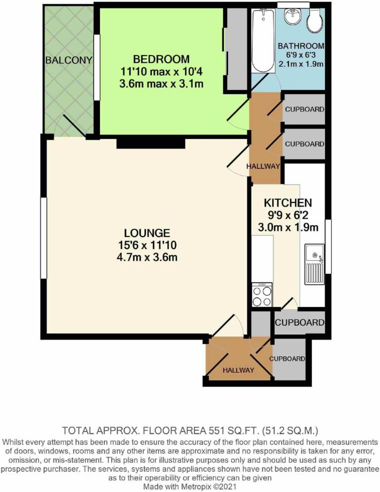 One Bedroom Flat in Woodford Green for Rent 