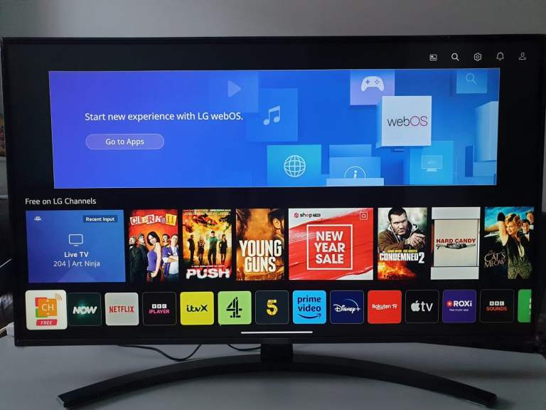 image for Smart LG 4K UHD 43inch HDR Tv with Alexa and Google Assistant builtin 