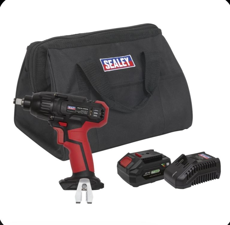 Sealey SV20 1/2" Sq Drive Cordless Impact Wrench Kit
