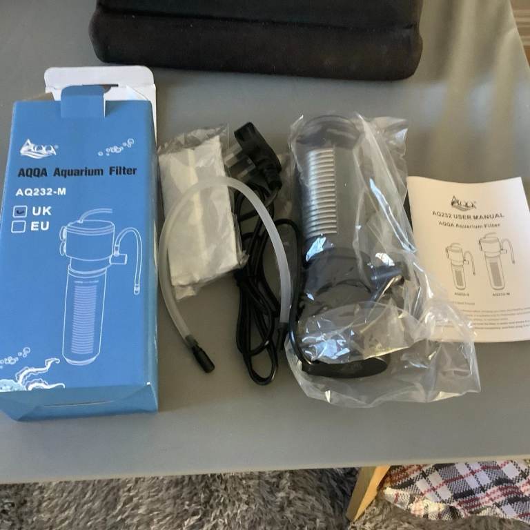 AQQA brand AQ232-M Internal Aquarium Filter, Flow rate 660L/H for tanks 60-220L