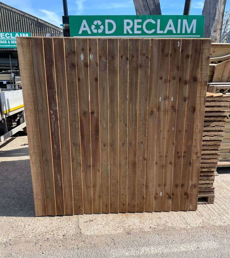 New 6ft x 6ft Closeboard Fence Panels x23 Available