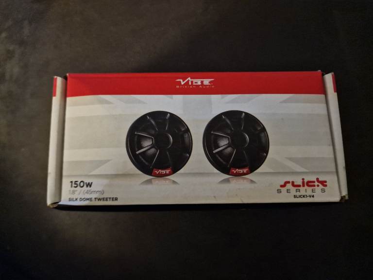 BRAND NEW VIBE SLICK TWEETERS WITH INLINE CROSSOVERS