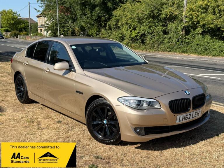 2012 BMW 5 Series 520d SE 4dr Step Auto [Start Stop] JUST 53k RARE COLOUR COMBO CLEAN CAR SALOON ...