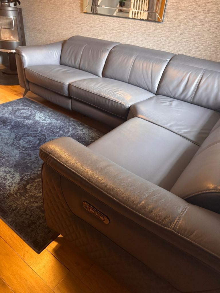 sofology leather electric recliner 
