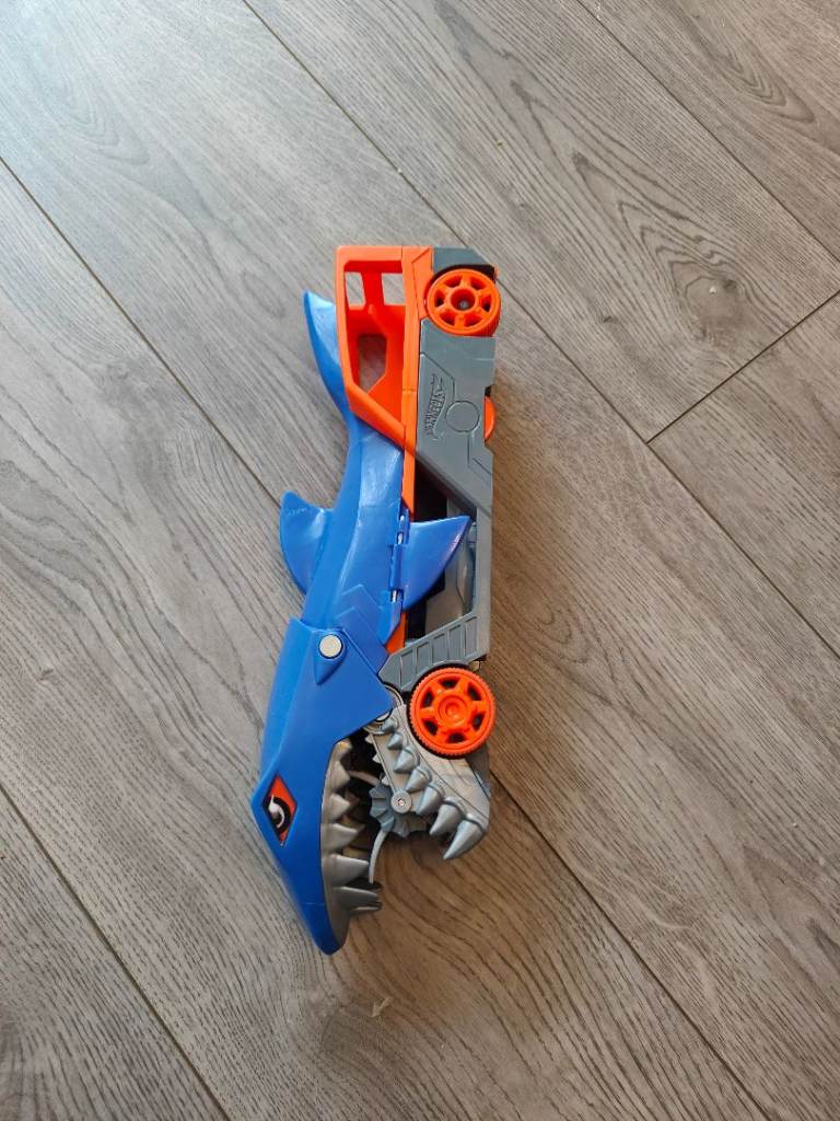 Blue and Orange Shark Toy Car – Good Condition | in Paisley ...