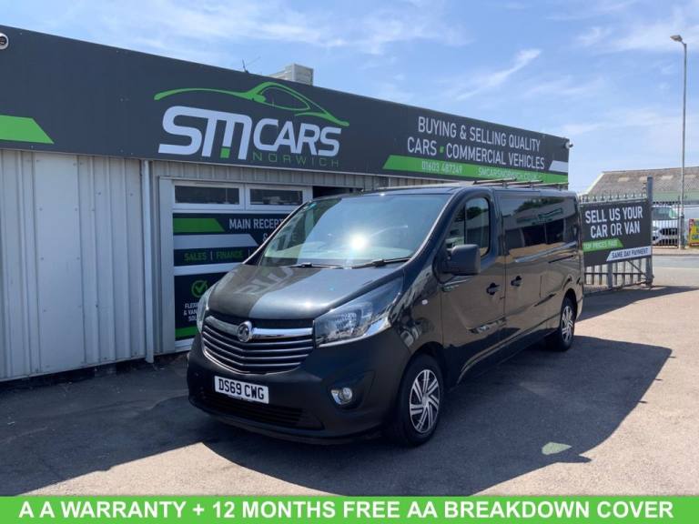 2019 Vauxhall Vivaro 2900 1.6CDTI BiTurbo 125PS Sportive H1 Van PANEL VAN DIESEL Manual