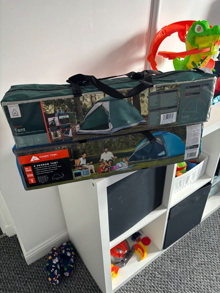 X2 4 man/person tents bnib