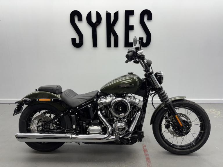NEW 2026 Harley-Davidson FXBB Softail Street Bob 117 in Olive Steel   