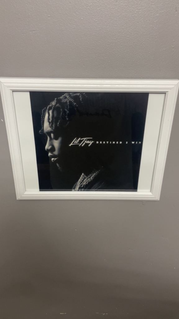Lil Tjay Destined 2 Win Framed Print – White Frame