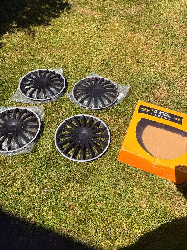16 inch black wheel trims