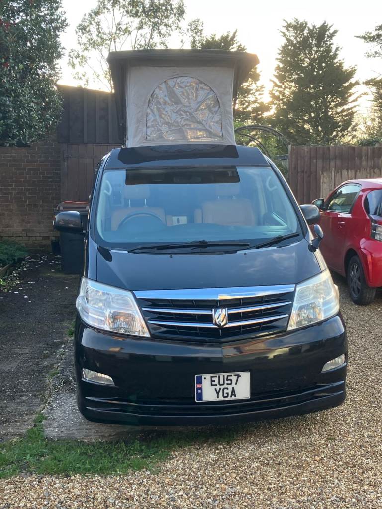 JUST REDUCED Toyota Alphard Automatic, 2008, 2360 (cc), pop top campervan for sale