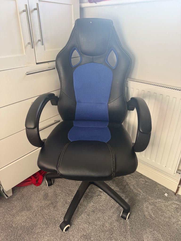 Black and Blue Gaming/Office Chair