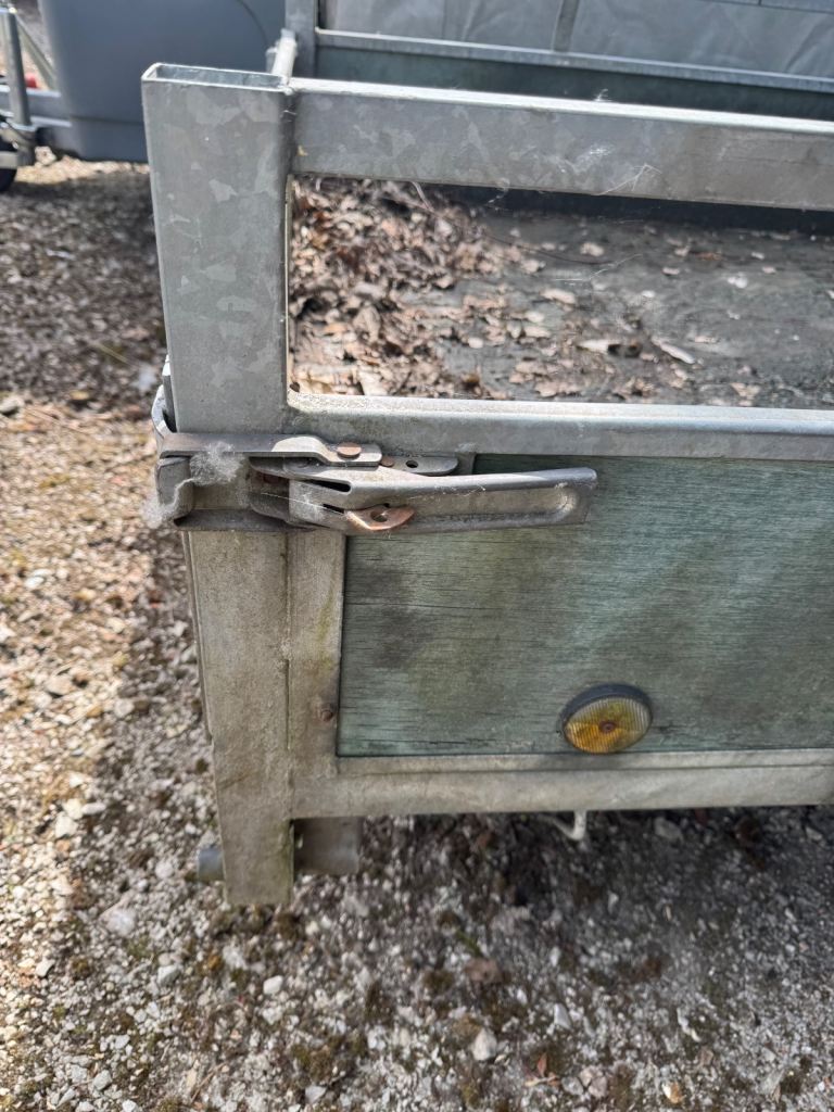 Galvanised Steel Trailer - Single Axle with Spare Wheel