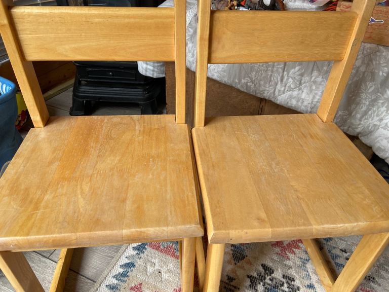 Children's Wooden Table & Chairs