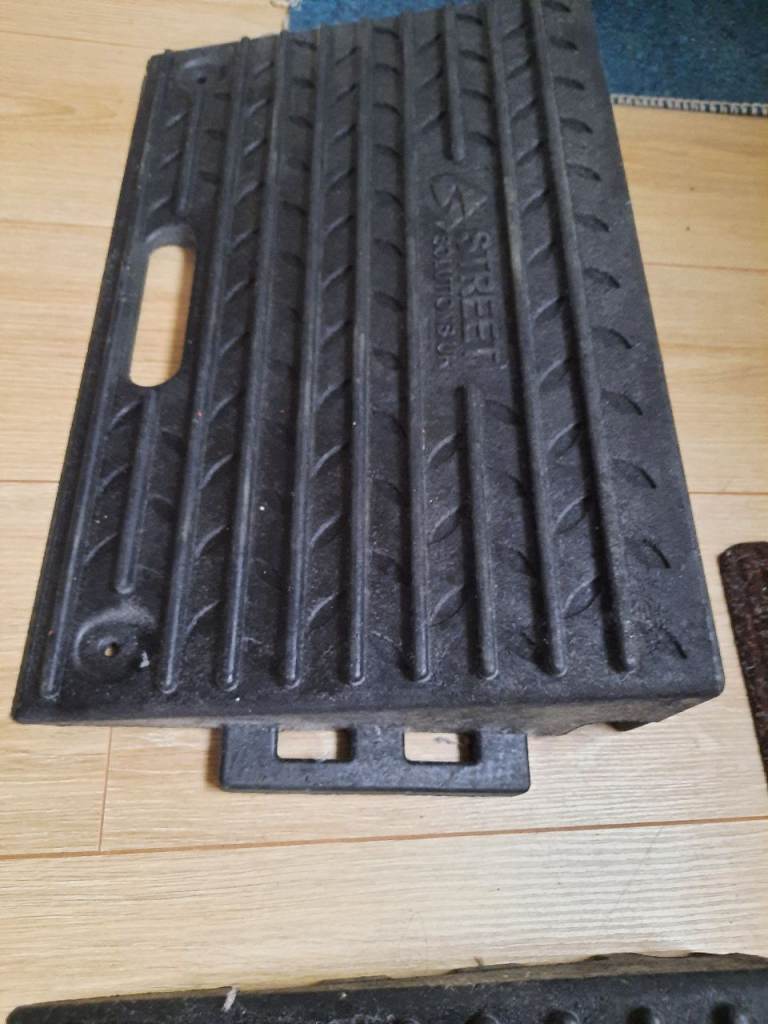 Black kerb ramps brand new