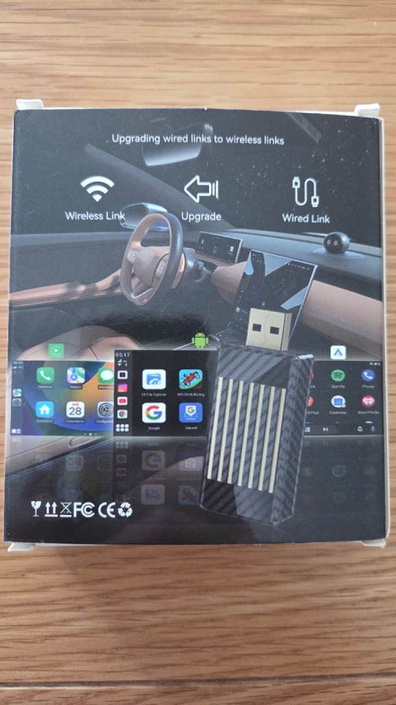 Apple carplay/android auto wireless adapter 