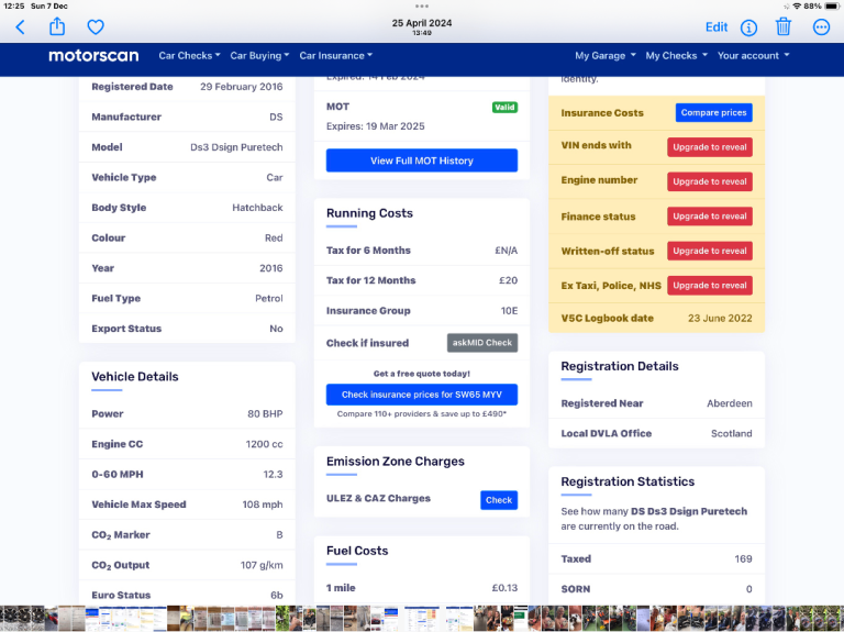 DS, DS 3, Hatchback, 2016, Manual, 1199 (cc), 3 doors