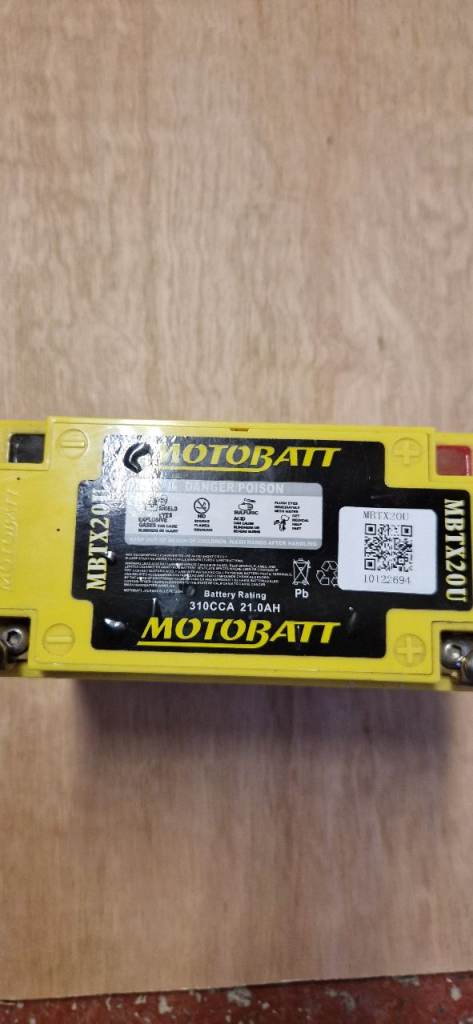 Motobatt Battery for Harley Davidson 1580 SOFTAIL 