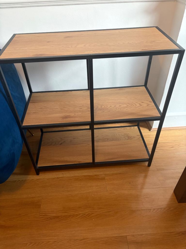 Dark oak cubed sideboard 