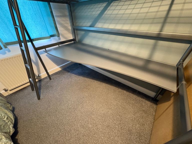 IKEA SVÄRTA Loft Bed (Single) with Desk – Disassembled & Ready to Collect/Deliver