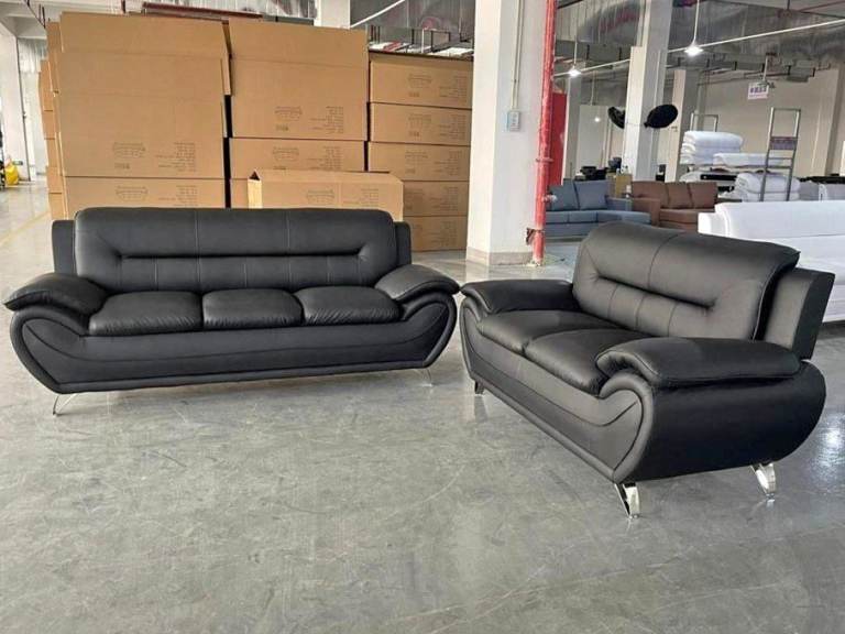 LIMITED DEAL ~ 3+2 Seater Luxury Leather Shiraz Set • MODERN STYLE • PREMIUM FEEL ::