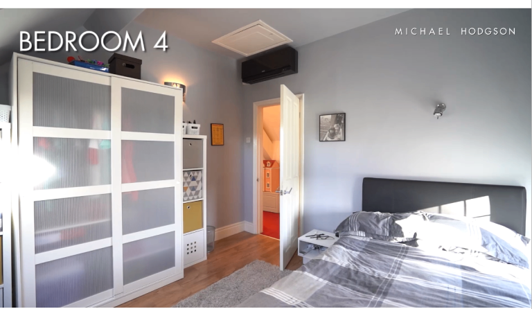 Small double 4 feet faux leather bed frame and mattress 