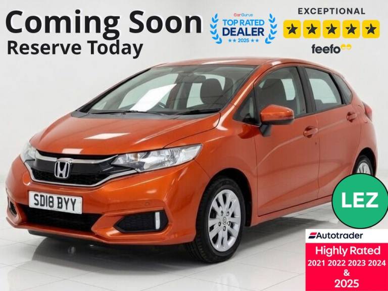 2018 Honda Jazz 1.3 i-VTEC SE Hatchback 5dr Petrol Manual Euro 6 (s/s) (102 ps) Hatchback Petrol ...