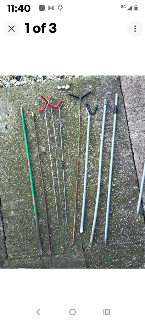 Joblot Old Fishing Rod Rests