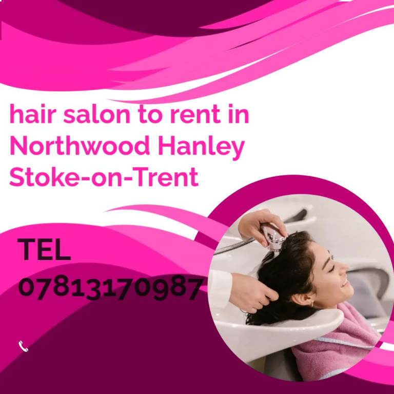 hair salon to rent in northwood hanley stoke-on-trent