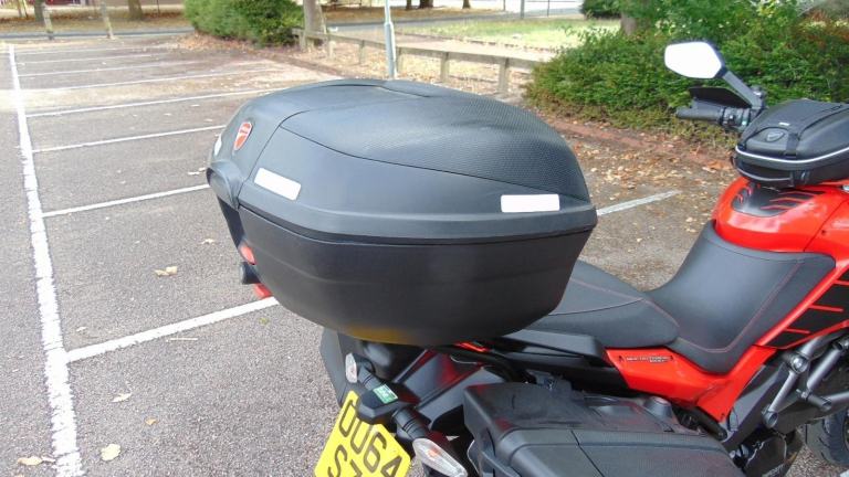 Ducati Multistrada 1200S Granturismo 2014 full luggage spec Italian tourer 