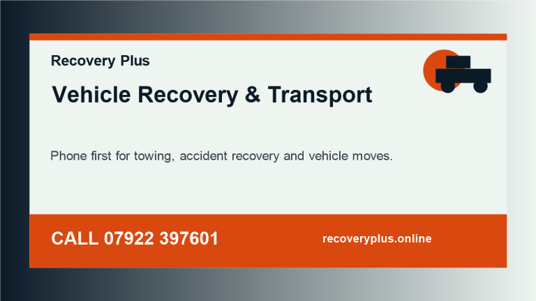 Watford Car Recovery - Call Recovery Plus Today