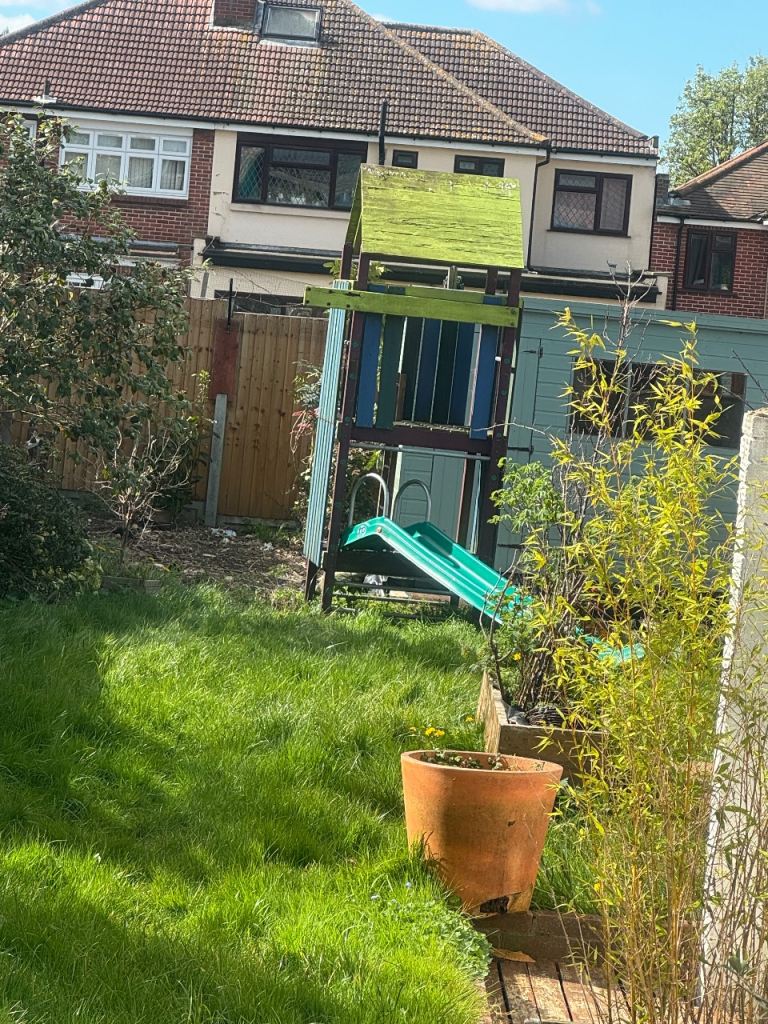 Wooden frame Slide for kids 