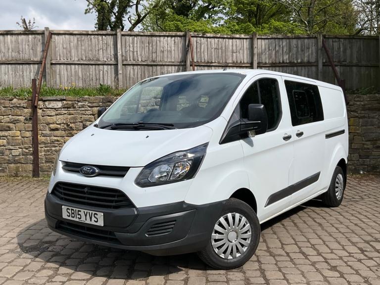 FORD TRANSIT CUSTOM 2.2 TDCI 290 COMBI VAN CREW CAB LWB 5DR 2015 - NO VAT