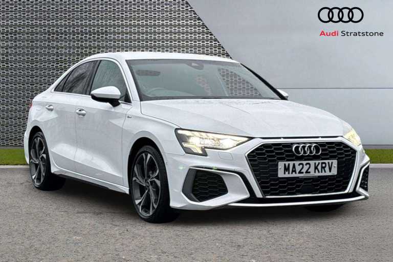 2022 Audi A3 35 TFSI S Line 4dr S Tronic SALOON PETROL Automatic