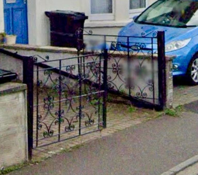 Metal driveway/front gates 