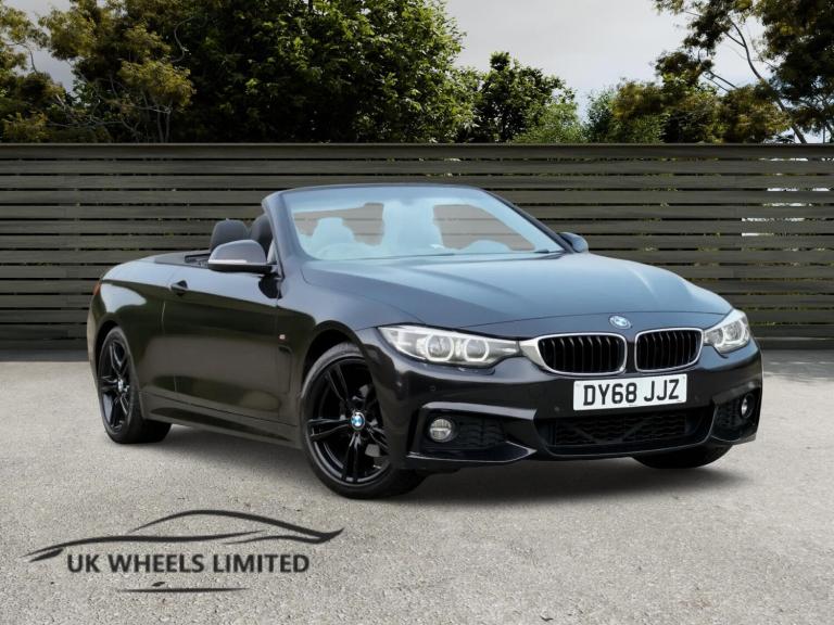2018 BMW 4 Series 2.0 420i M Sport Auto Euro 6 (s/s) 2dr CONVERTIBLE Petrol Automatic