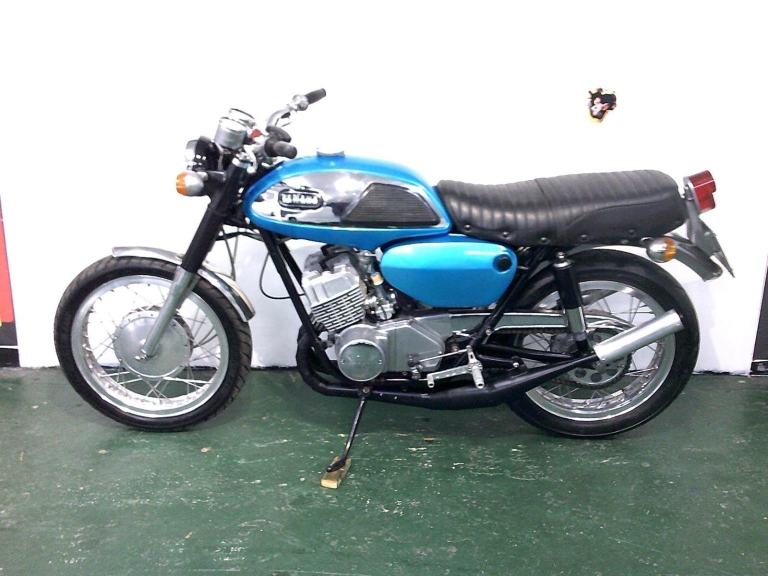 1969 G-reg Yamaha YR3, 350cc 2 Stroke in blue metallic